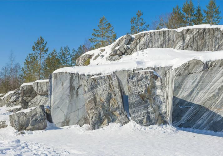 Рускеала, где камень стал озером